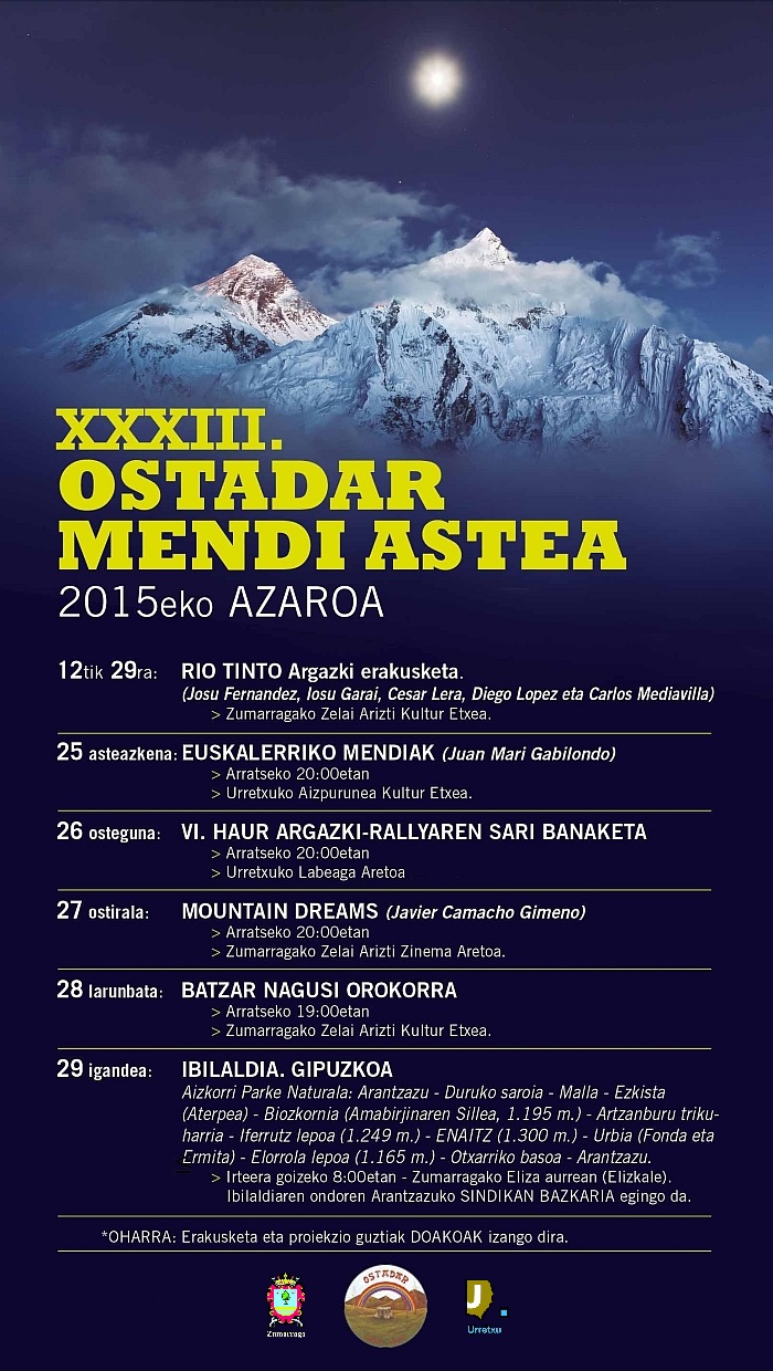 XXXIII. Ostadar Mendi Astea